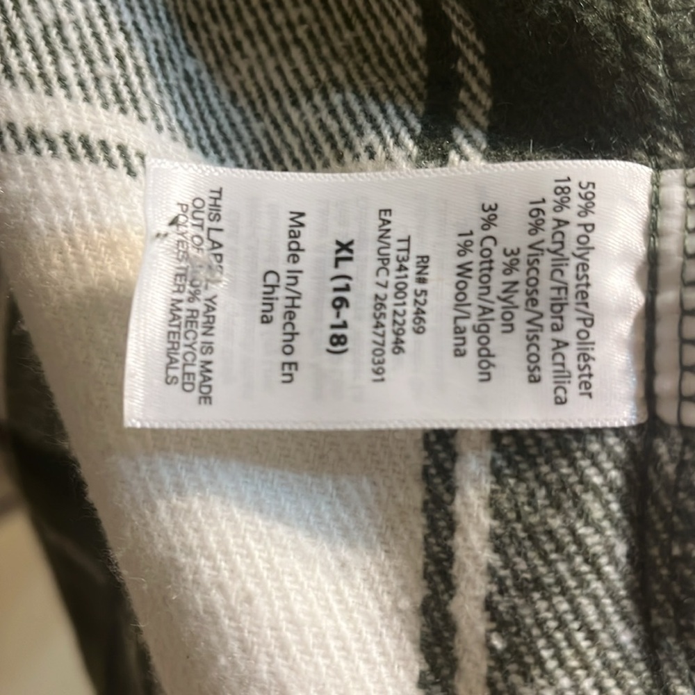 Shacket. Flannel Button Down Warm Jacket. Top. Ne… - image 7